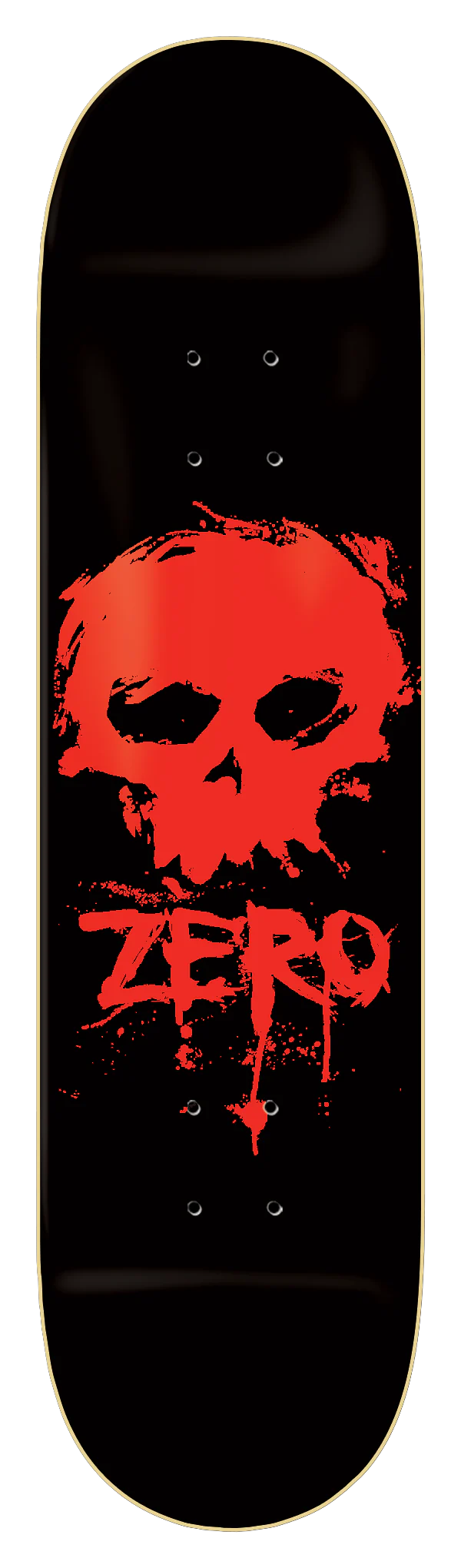 Blood Skull Deck Blk/Red 8.25 X 31.9