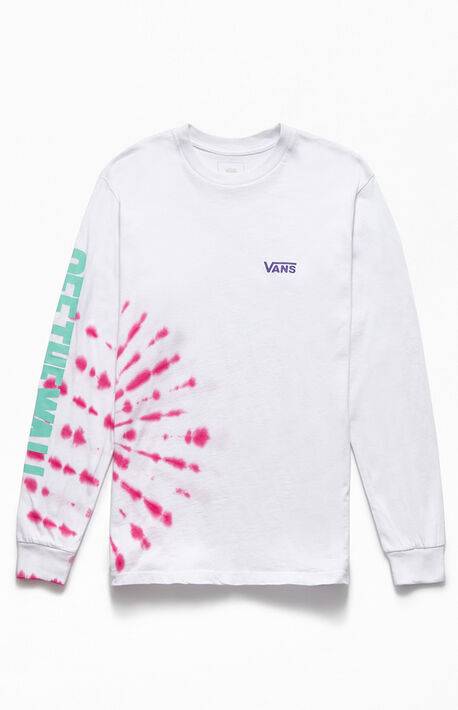 Eyes Wide Open L/S Tee Shirt Tie Dye / Wht (size options listed)