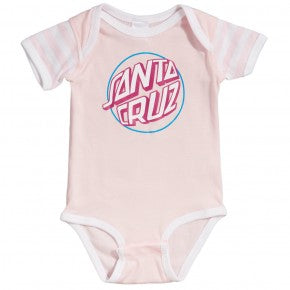 Other Fisheye Dot s/s One Piece Infant Ballerina Wht (size options listed)