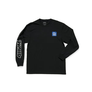 411VM Chaos L/S Shirt Blk (size options listed)