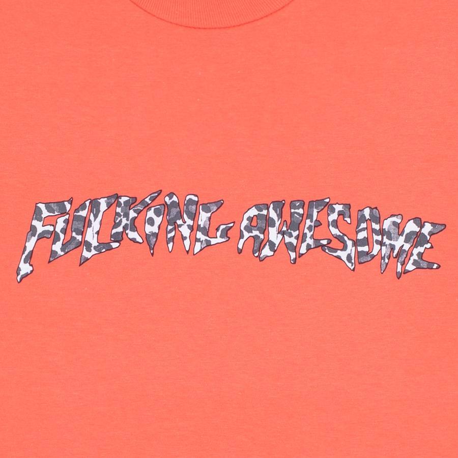 Cheetah Stamp S/S Tee Shirt Pink (size options listed)
