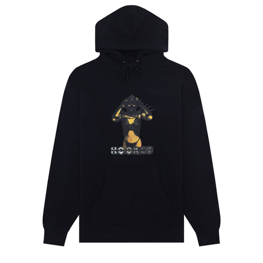 Gwendoline Pullover Hoodie Blk (size options listed)