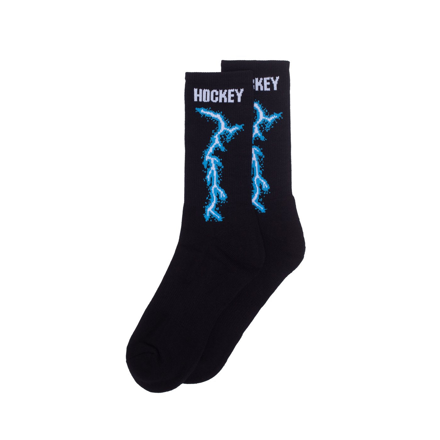 Lightning Sock Blk OS