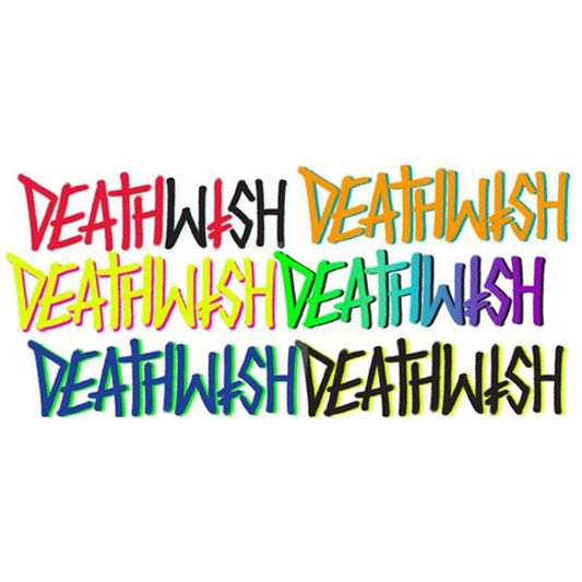 Deathspray Sticker Assorted Colors 2.25in X 6in