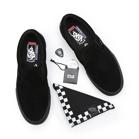 Motorhead Skate Slip On Shoe Blk/Blk(size options listed)