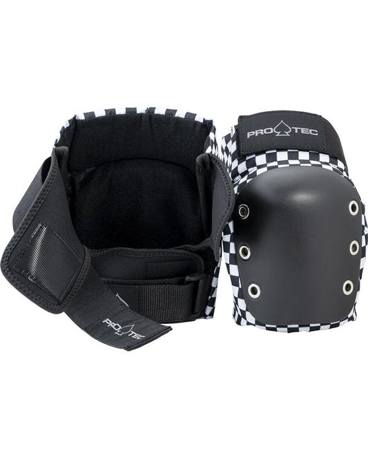 Pro Tec Youth Jr. 3PK Open Back Pads Chec/Blk Sm & Med