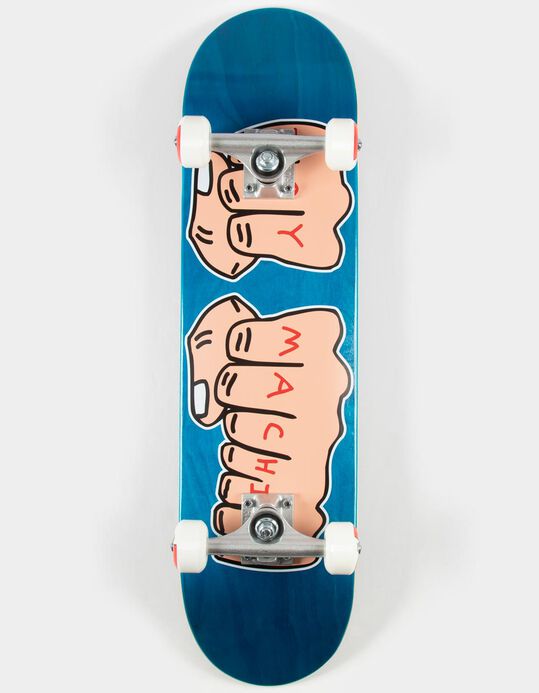 Fists Woodgrain Mini Complete Skateboard 7.375 (stain options listed)
