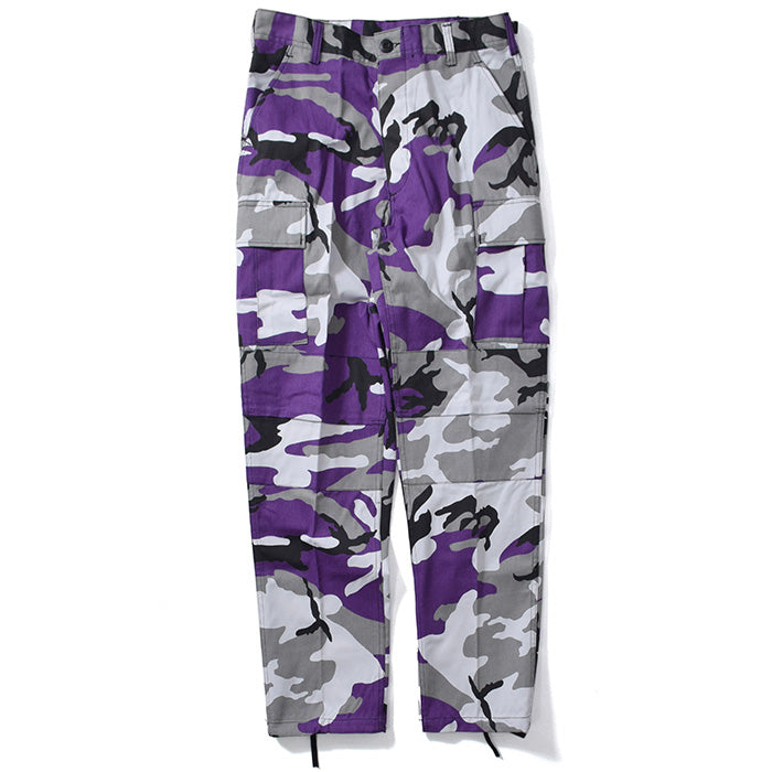 Flowers BDU Ultra Violet Camo Cargo Pants (size options listed)