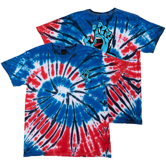 Screaming Hand S/S Tee Shirt Independence Tye Dye (size options listed)