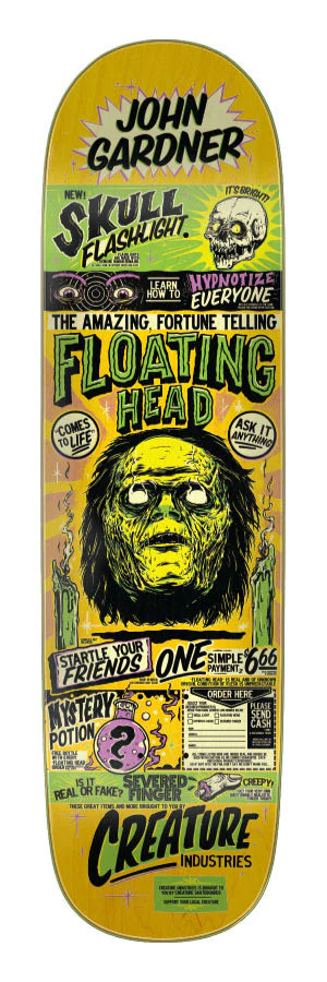 John Gardner Floating Head Pro Deck 8.59 X 32.17