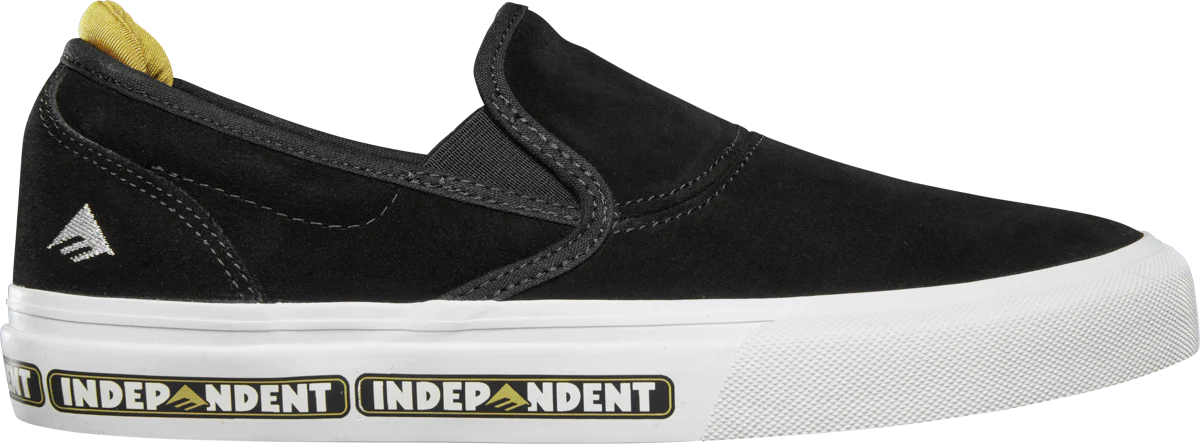 Wino G6 Slip On X Independent Shoe BLK(size options listed)