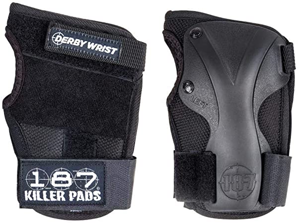 187 Killer Derby Wrist Guards Blk XL