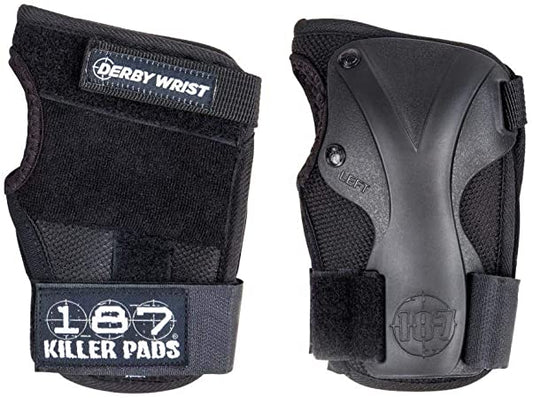 187 Killer Derby Wrist Guards Blk XL