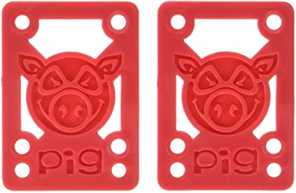 Pig Hard Riser Pads 1/8 Red