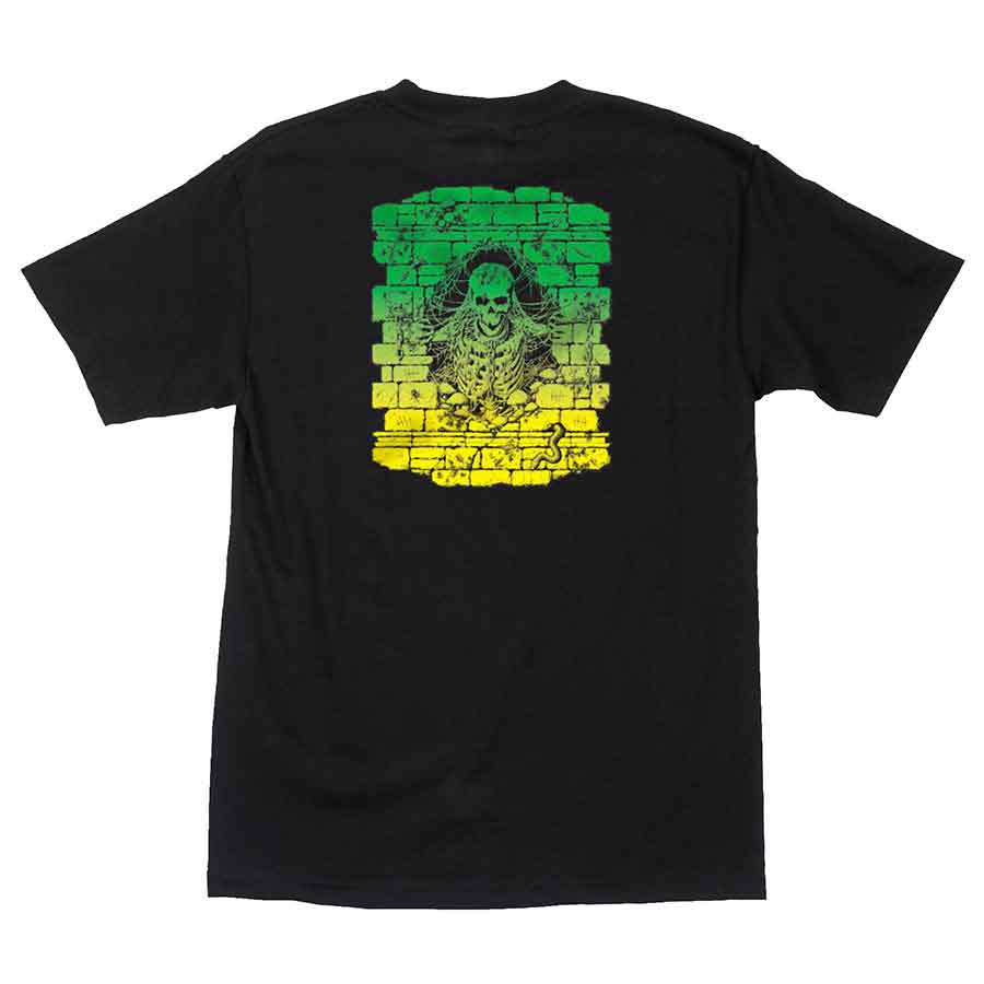 Crypt S/S Tee Shirt Blk (size options listed)