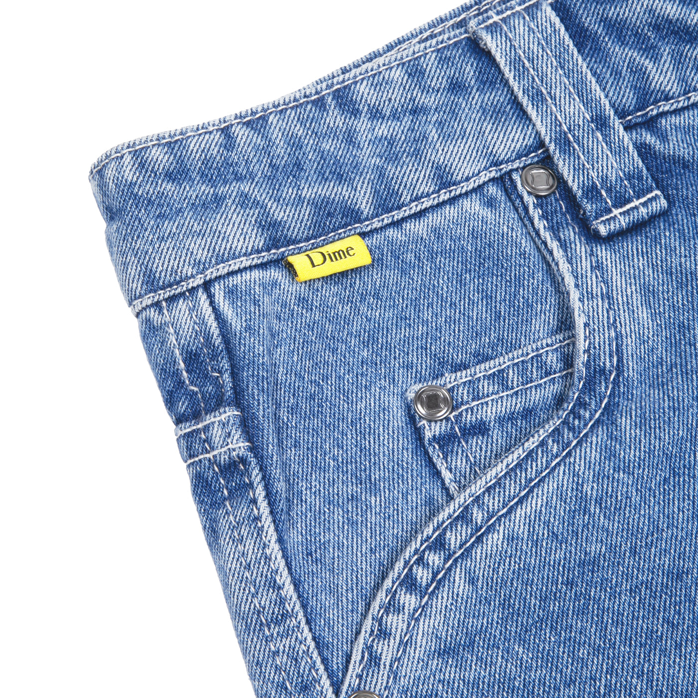 Dime Denim Pants Light Wash (size options listed)