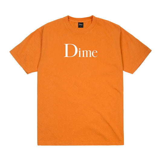 Dime Classic Logo S/S Tee Shirt Org (size options listed)