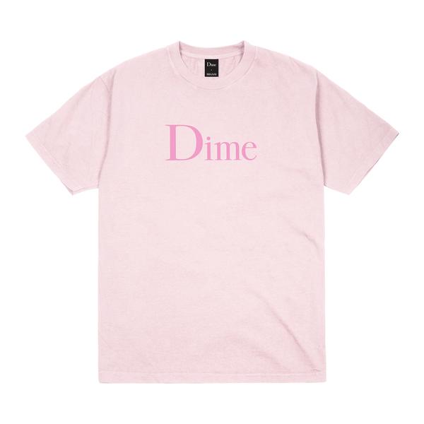 Dime Classic Logo S/S Tee Shirt Light Pink (size options listed)