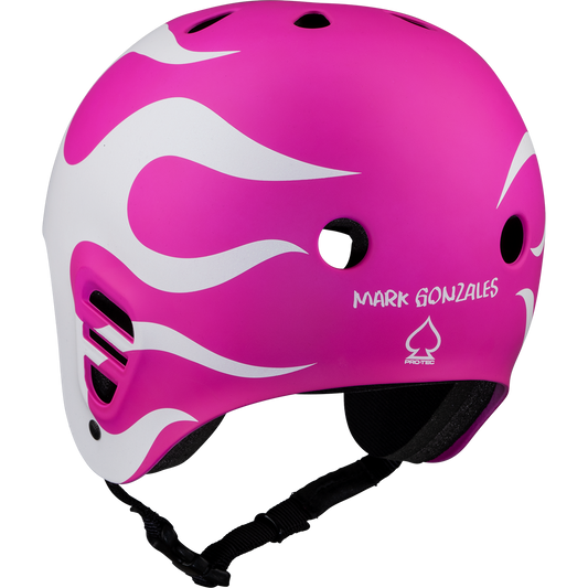 FUll Cut Gonz Flames Pro Model Helmet Pnk (size options listed)