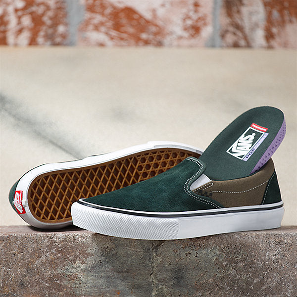 Skate Slip On Shoe Scarab/Military (size options listed)
