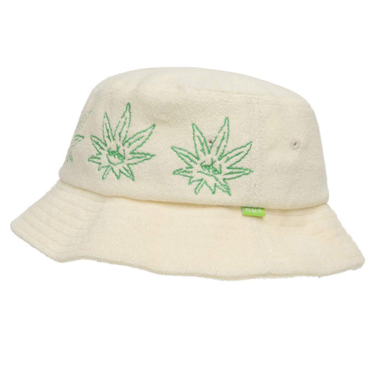 Green Buddy Terry Cloth Bucket Hat Nat OS