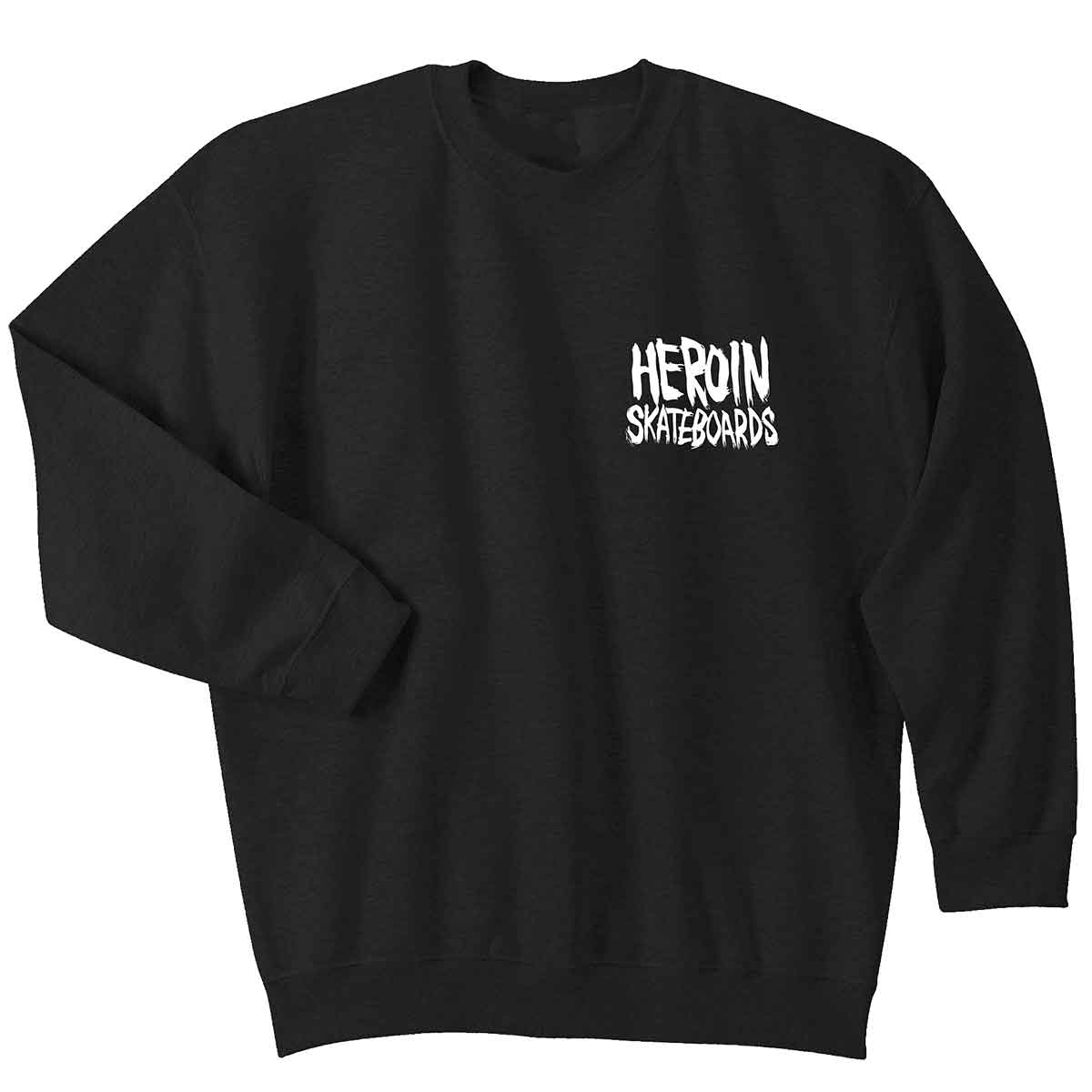 Curb Killer Crewneck Sweatshirt Blk (size options listed)