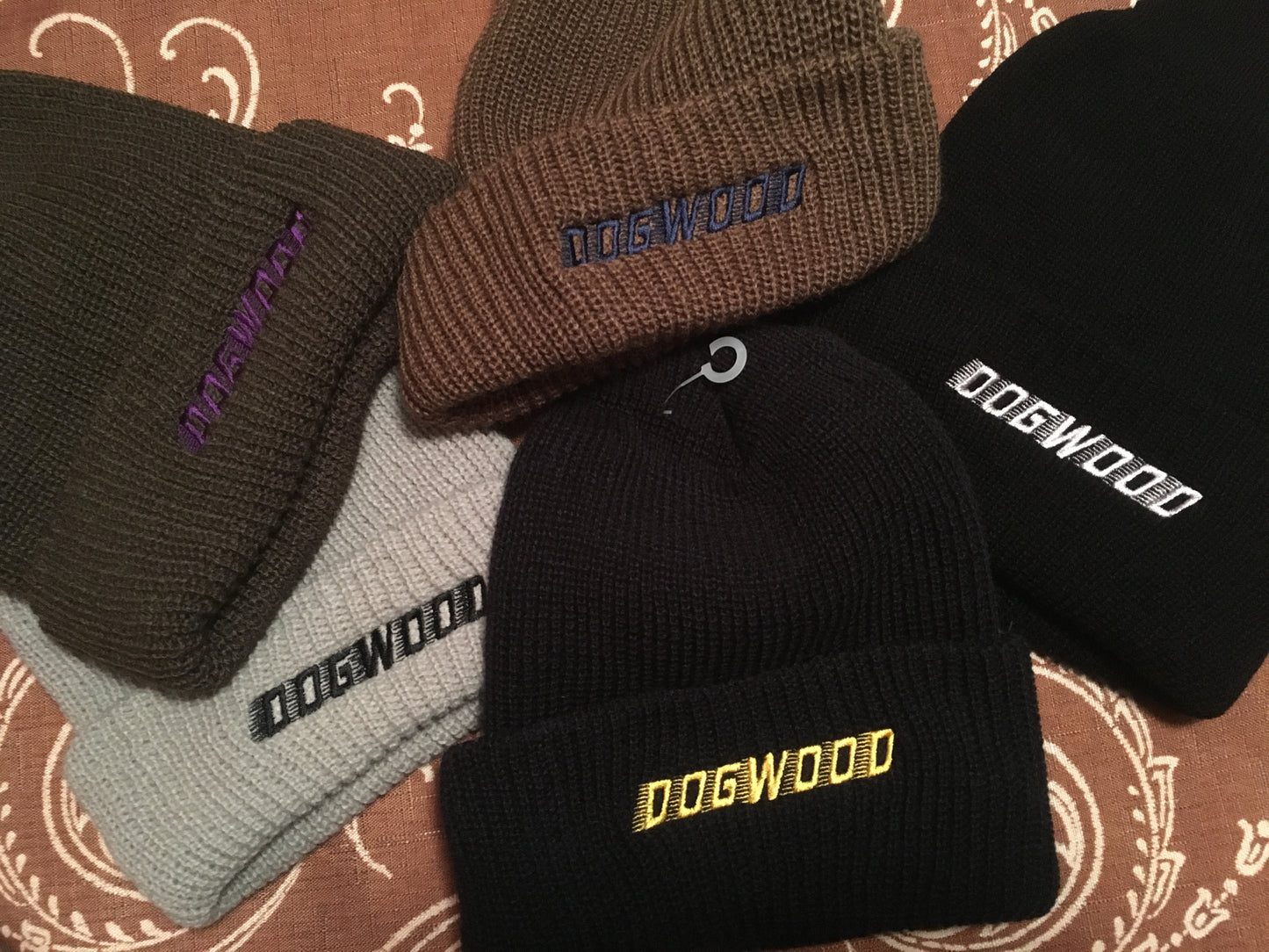 Speedwave Acrylic Knit Beanie OS (color options listed)