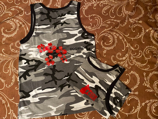 Local Flowers Tank Top Shirt City Camo (size options listed)