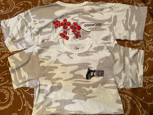 Local Flowers S/S Tee Shirt Wht Camo (size options listed)