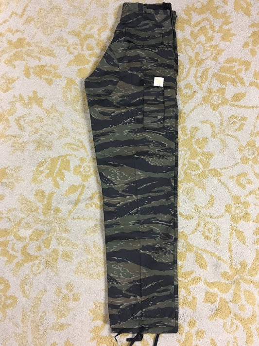 Flowers BDU Tiger Stripe Camo Cargo Pants (size options listed)