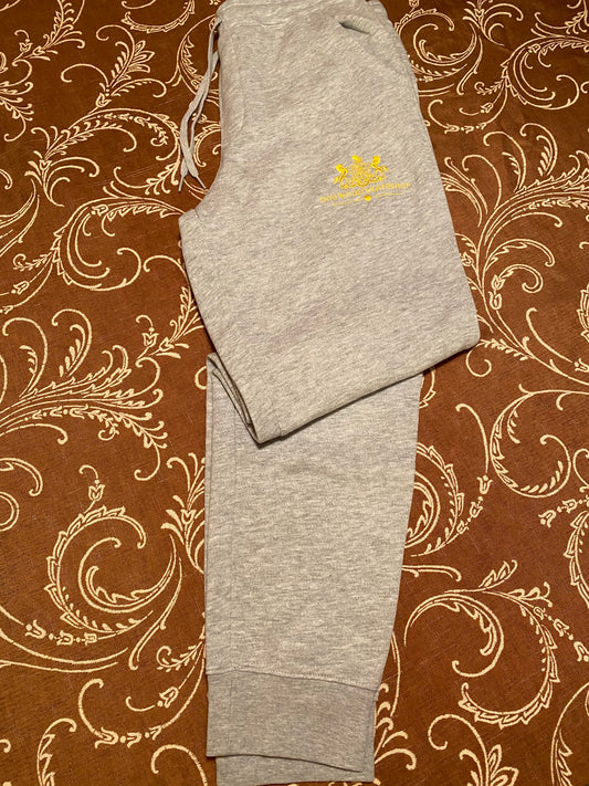 Horses Midweight Fleece Sweatpants Gry/Heath/Ylw (size options listed)