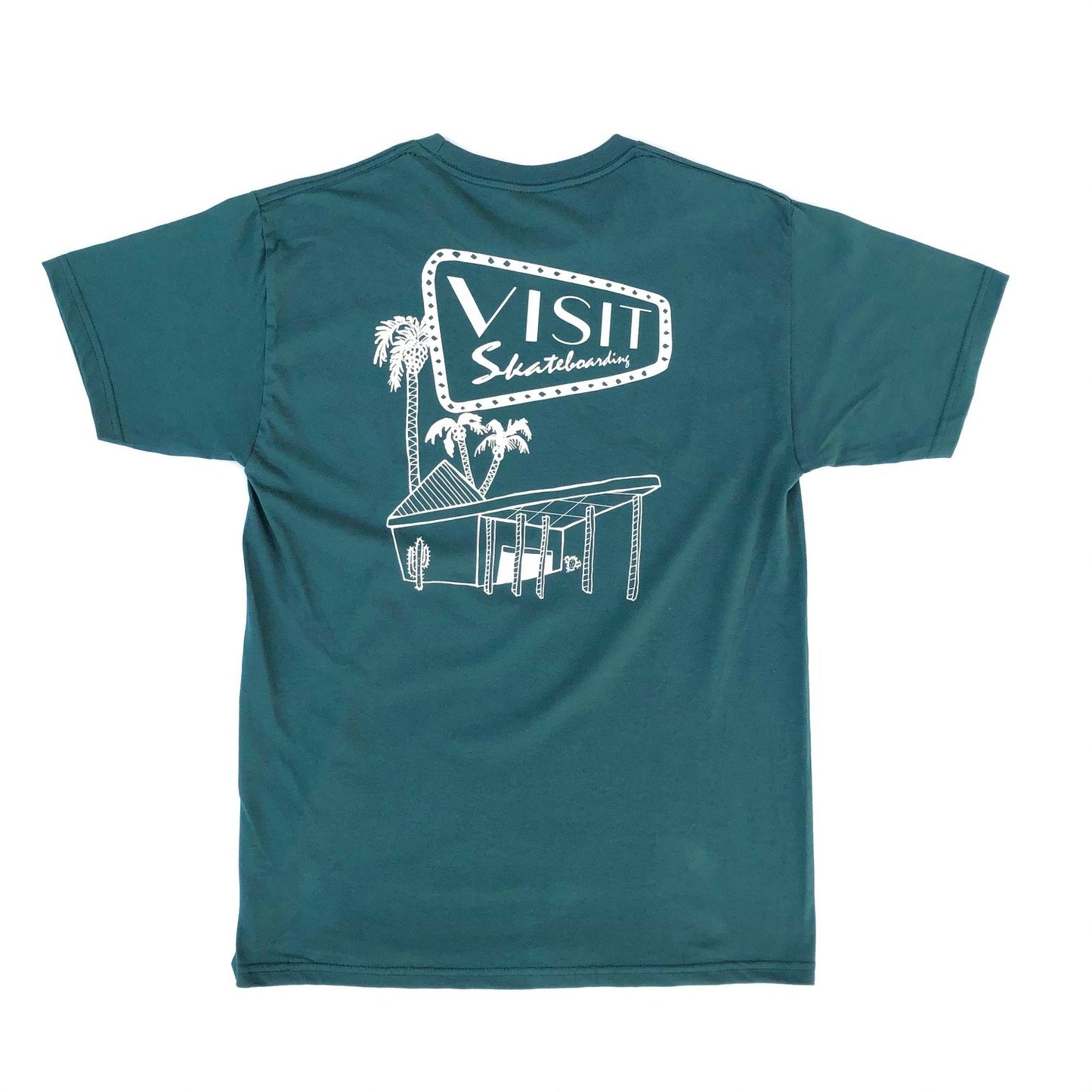 Motel Visit S/S Tee Shirt Pine (size options listed)