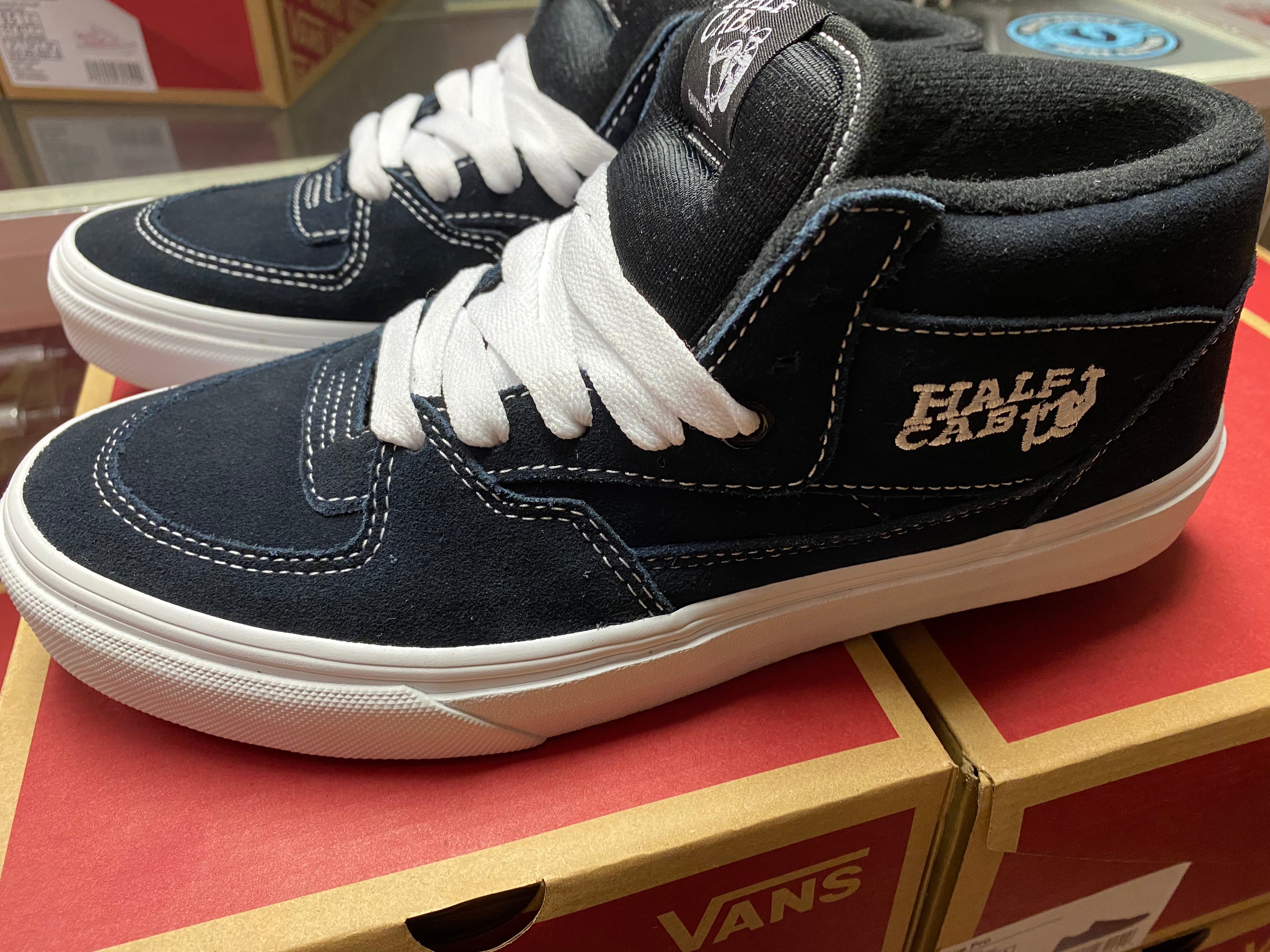 Vans half cab navy clearance blue