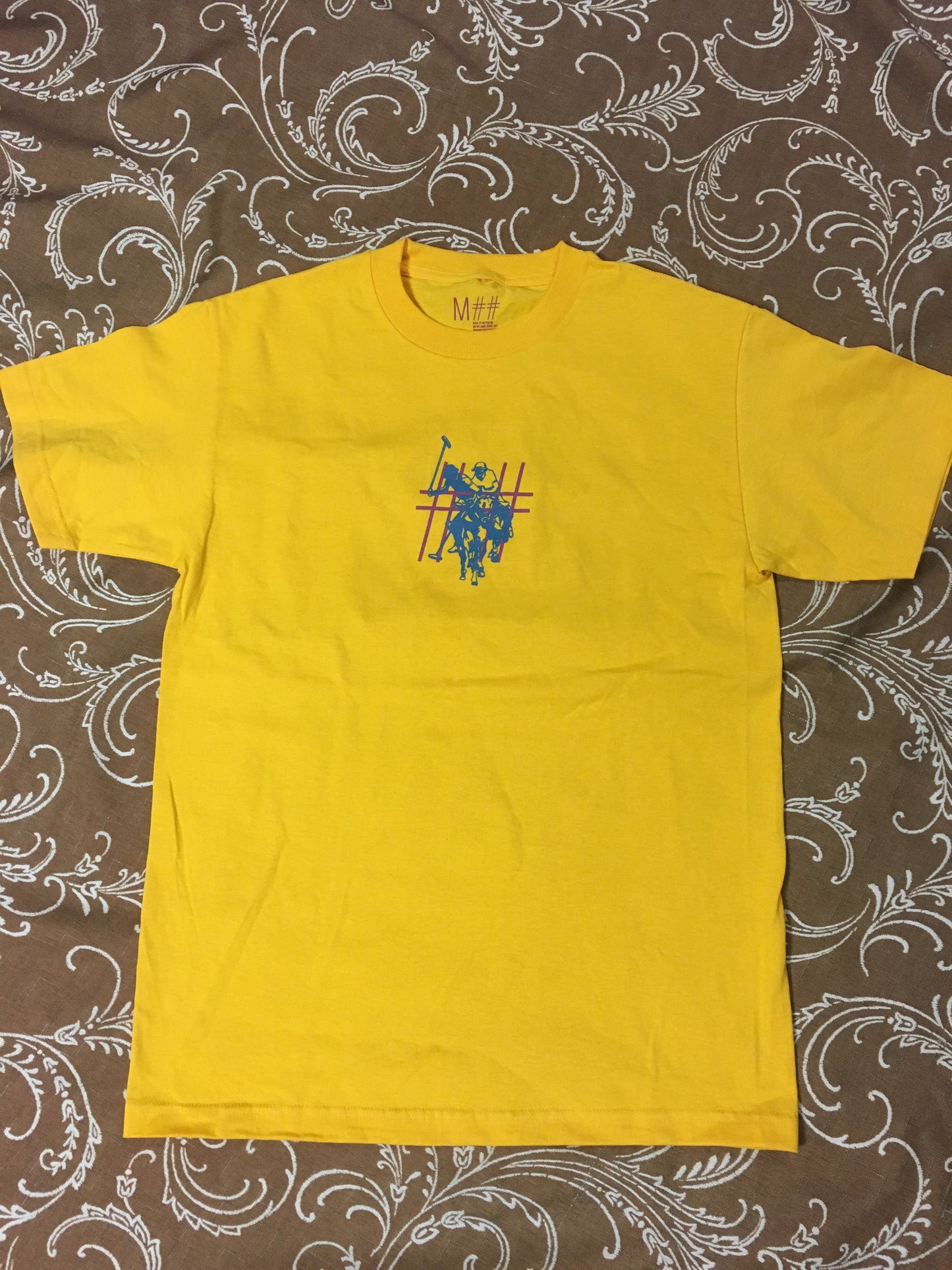 Polo S/S Tee Shirt Gold (size options listed)