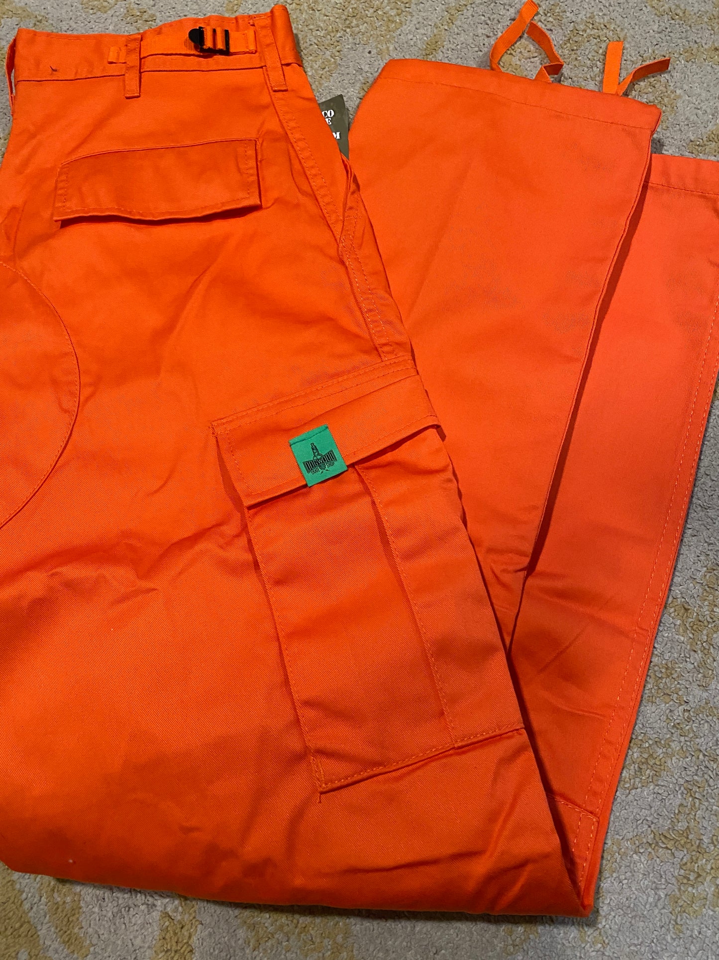 Plug BDU Cargo Pants Hi Viz Orange (size options listed) * Rothco