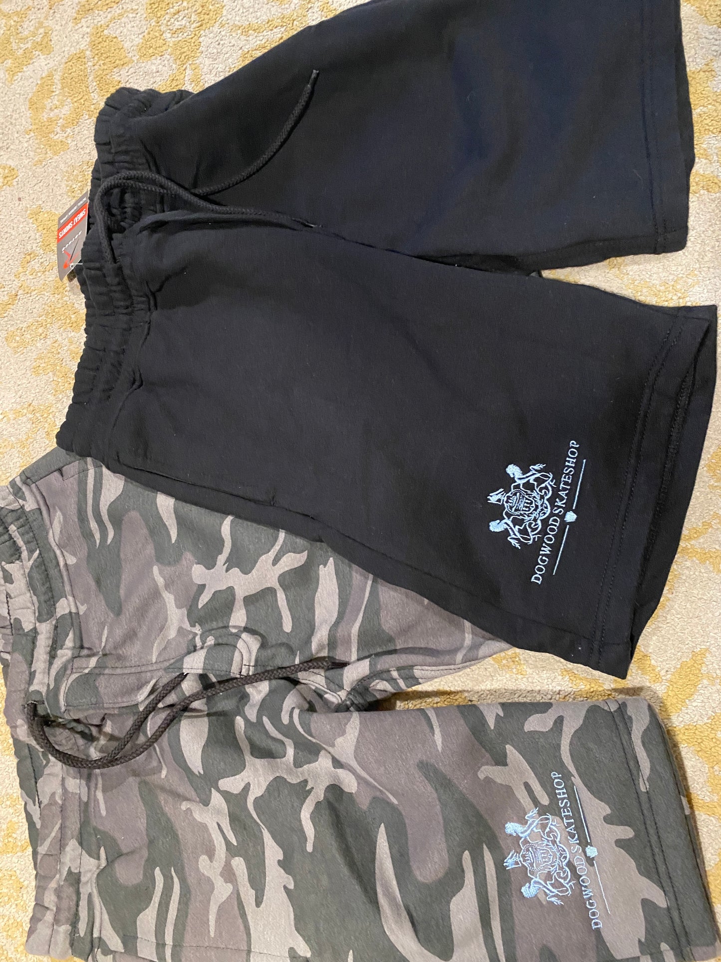 Horses Emb Sweat shorts (size &color options listed)