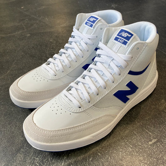 Numeric 440 High Shoe Wht/Royal (size options listed)