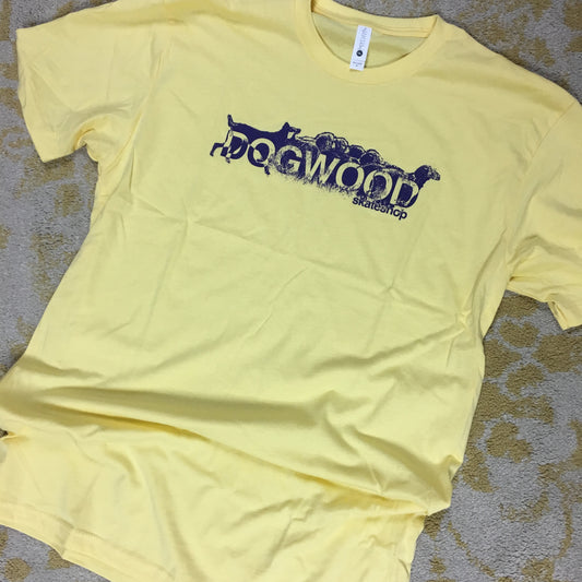 Mad Dog S/S Tee Yellow/Purp (size options listed)