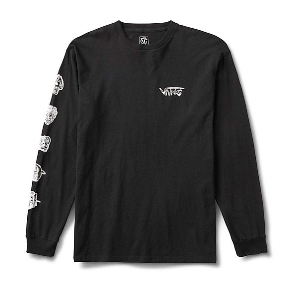 Rowan Zorilla Faces L/S Tee Shirt Blk (size options listed)