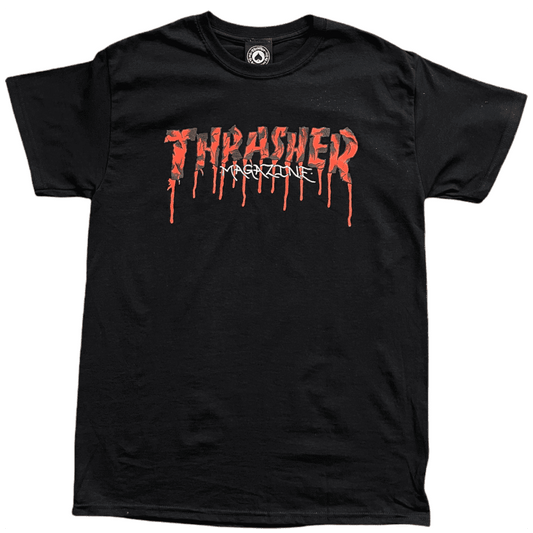 Blood Drip S/S Tee Shirt Blk (size options listed)