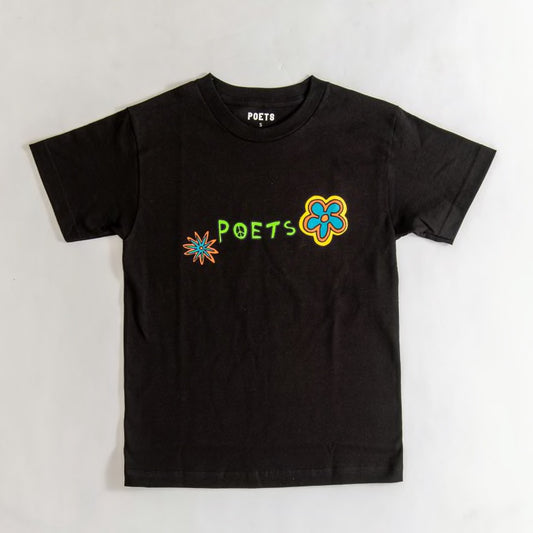 De La Poets 60Z S/S Tee Shirt Blk (size options listed)