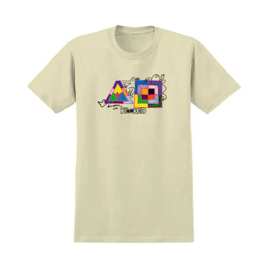 Colorful Life s/s Tee Shirt Cream (size options listed)