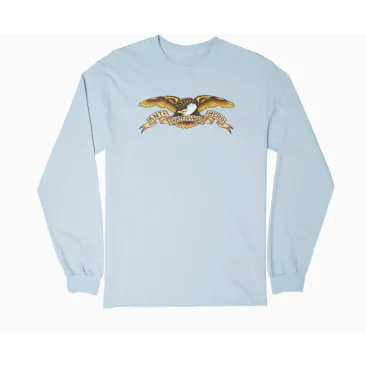 Eagle L/S Tee Shirt Lt. Blu (size options listed)