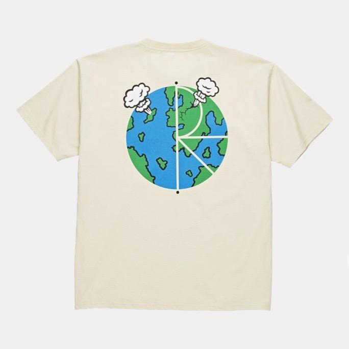 World Fill Logo Tee Sand (size options listed)