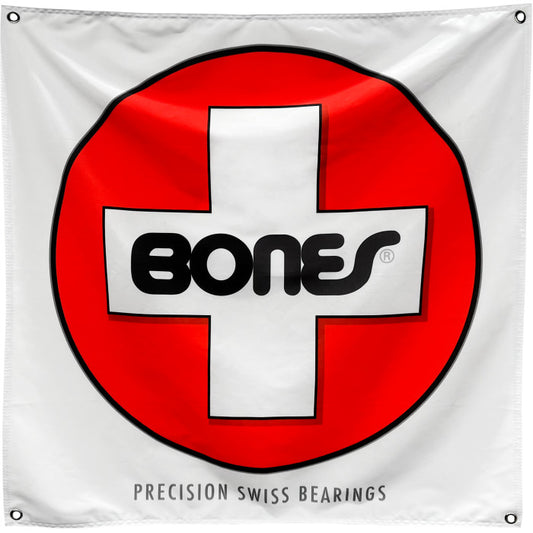 Bones Bearings Swiss Cloth Banner Approx. 35in. X 35in.