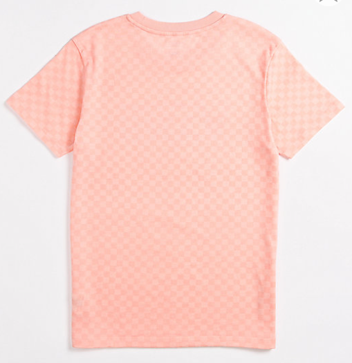 Womens Core Skate Check Peachy Keen S/S Tee Shirt (size options listed)
