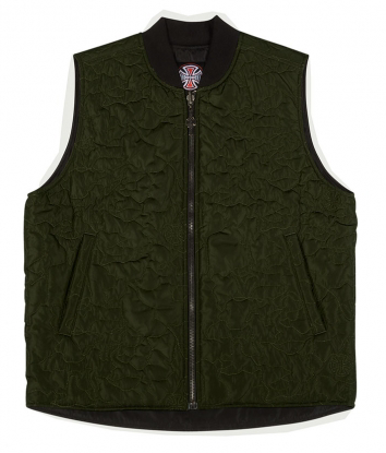 Core Vest Reversible Top Jacket Forest Green (size options listed)
