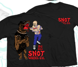 Snot Big Dog S/S Tee Shirt Blk(size options listed)