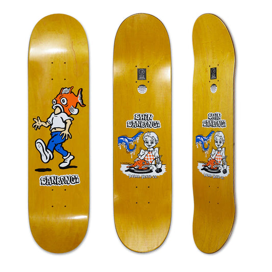 Shin Sanbongi Fish Head Pro Skateboard Deck (size options listed)