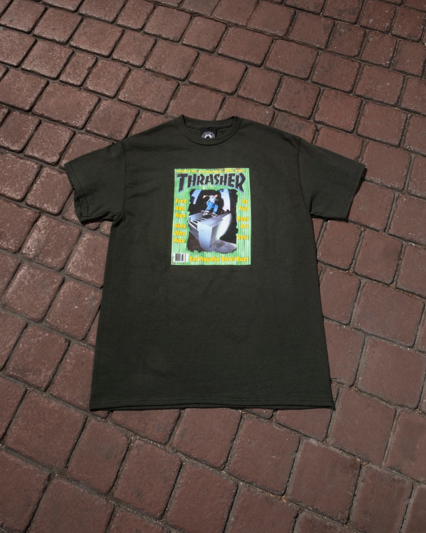 Fred Gall 95 Cover s/s tee Shirt Dk. Grn(size options listed)